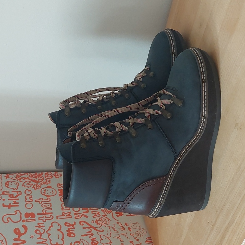 See by chloe wedge booties